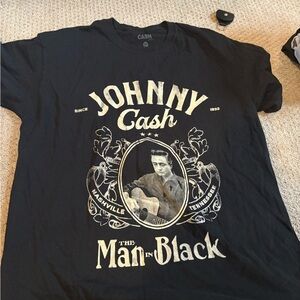 Johnny Cash Black Graphic Tee